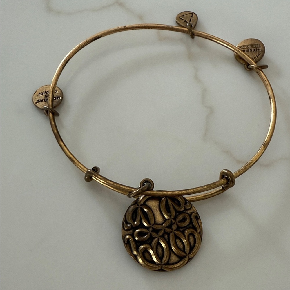 Alex and Ani Gold 2016 Bangle Bracelet Set - Picture 2 of 7